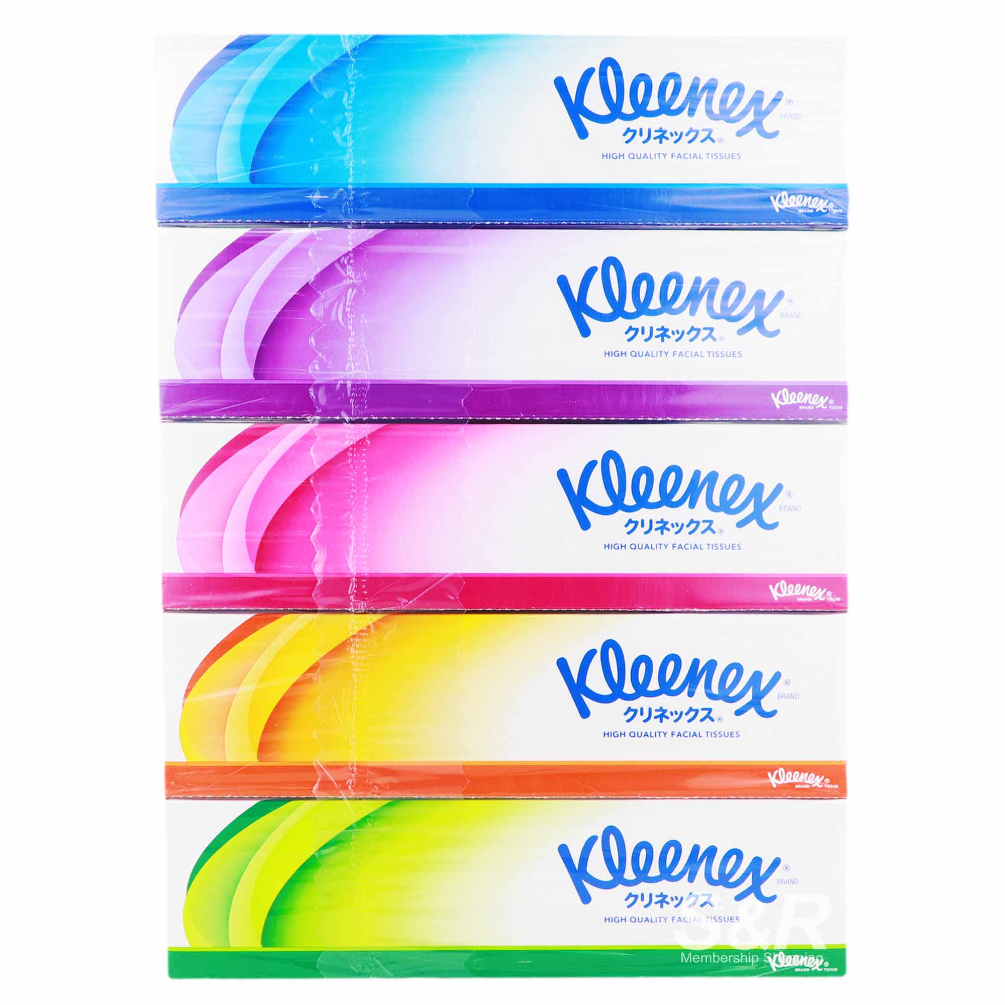Kleenex High Quality Facial Tissues 5 boxes Kleenex High Quality Facial Tissues 5 boxes